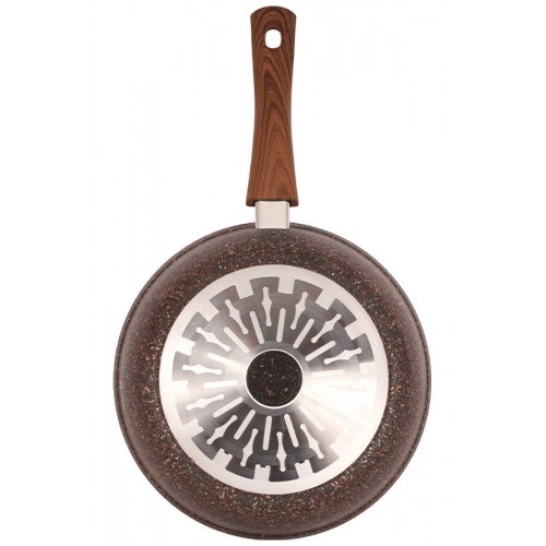 Сковорода Kukmara Granit ultra Induction сгаи262а съемная ручка 26 см (красный) 4