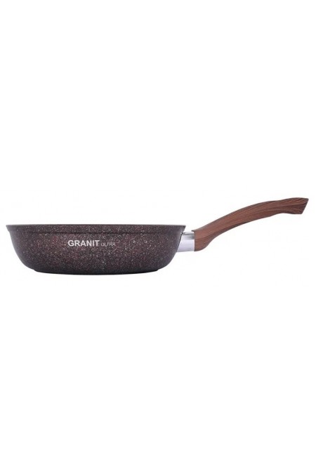 Сковорода Kukmara Granit ultra сга240а не съемная ручка 24 см (красный) 1