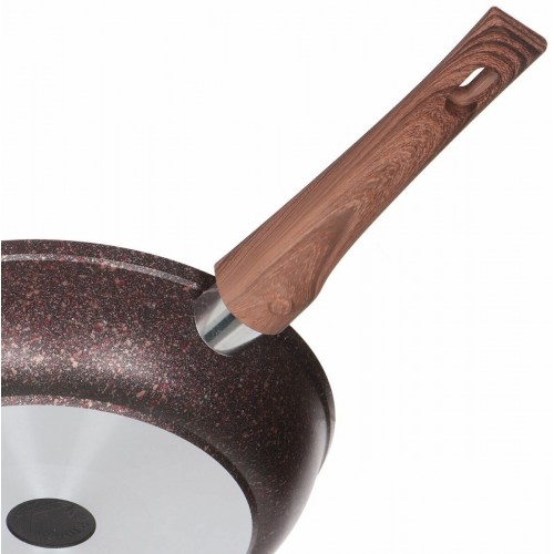 Сковорода Kukmara Granit ultra сга262а съемная ручка 26 см (красный) 3