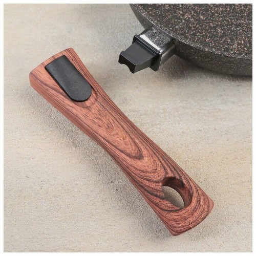 Сковорода Kukmara Granit Ultra сгг220а не съемная ручка 22 см (синий) 4