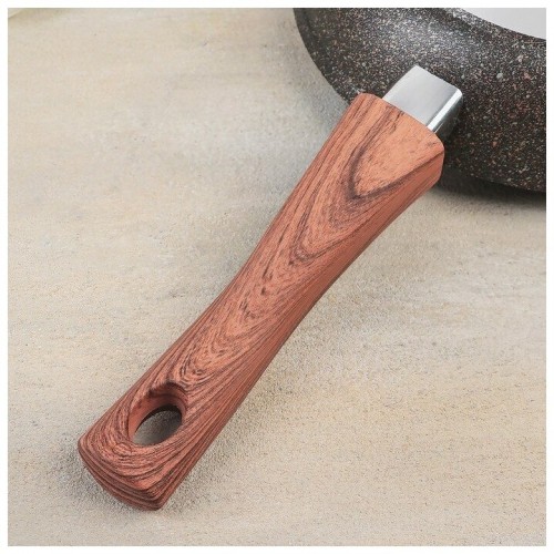 Сковорода Kukmara Granit Ultra сгг220а не съемная ручка 22 см (синий) 5