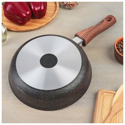 Сковорода Kukmara Granit Ultra сгг220а не съемная ручка 22 см (синий) 6