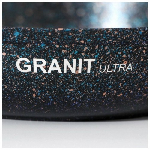 Сковорода Kukmara Granit Ultra сгг220а не съемная ручка 22 см (синий) 9