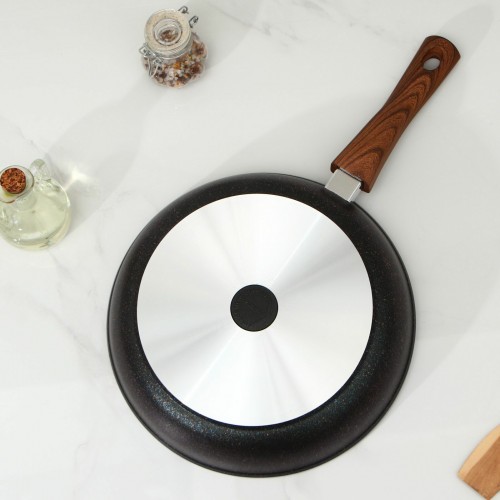 Сковорода Kukmara Granit Ultra сгг282а съемная ручка 28 см (синий) 2