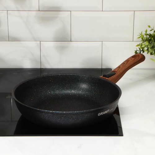 Сковорода Kukmara Granit Ultra сгг282а съемная ручка 28 см (синий) 5