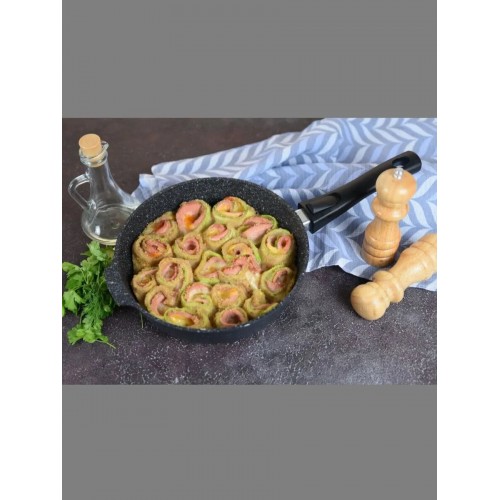 Сковорода Kukmara Granit Ultra сггч262а съемная ручка 26 см (черный гранит) 7