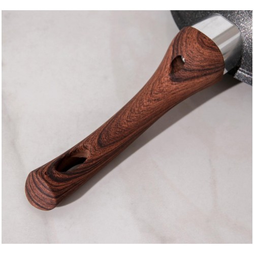 Сковорода Kukmara Granit Ultra сго241а с крышкой не съемная ручка 24 см (original) 7