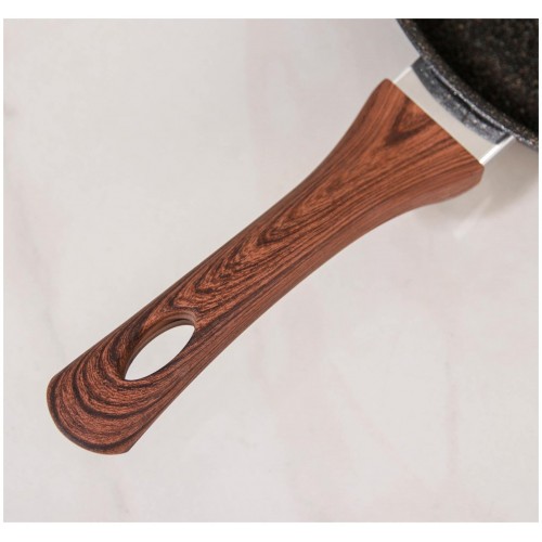 Сковорода Kukmara Granit Ultra сго241а с крышкой не съемная ручка 24 см (original) 8