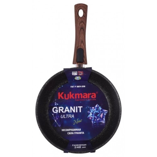 Сковорода Kukmara Granit Ultra сго242а съемная ручка 24 см (original) 1
