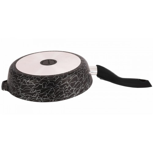 Сковорода Kukmara Грация сгчс262а съемная ручка 26 см (черный/серебристый) 2