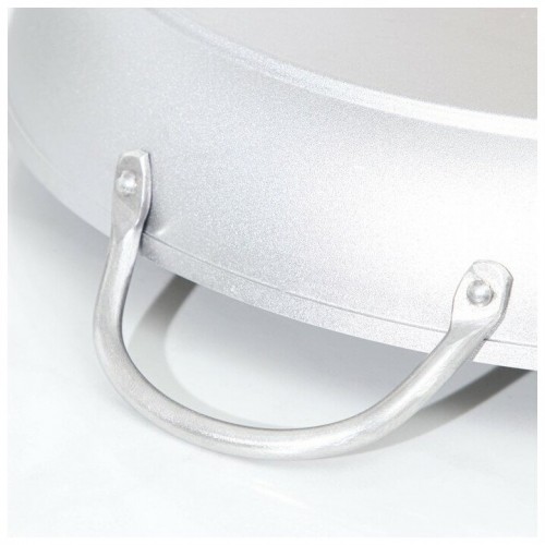 Сковорода Kukmara Литая с302 не съемная ручка 30 см (серебристый) 5