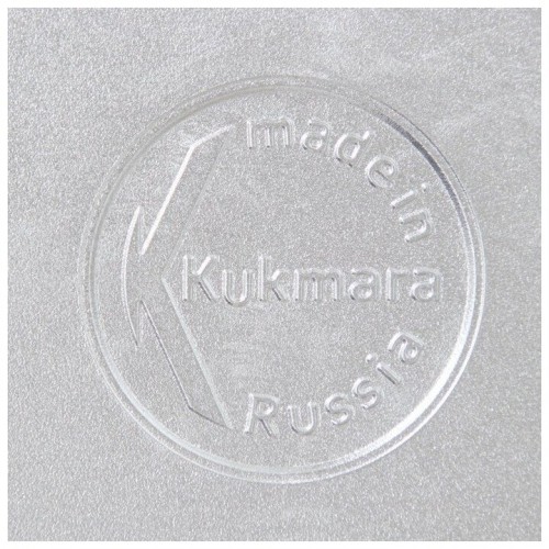 Сковорода Kukmara Литая с302 не съемная ручка 30 см (серебристый) 7