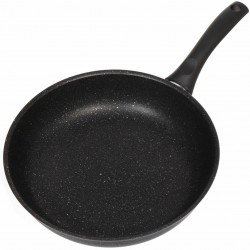 Сковорода Kukmara Marble Induction смти280а не съемная ручка 28 см (темный мрамор)