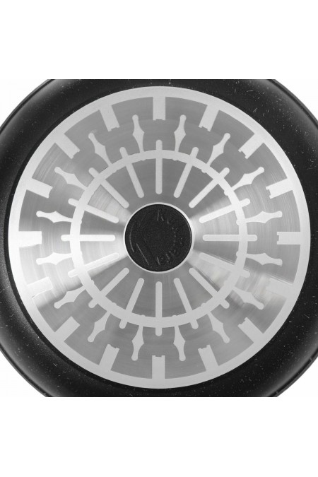 Сковорода Kukmara Marble Induction смти280а не съемная ручка 28 см (темный мрамор) 5