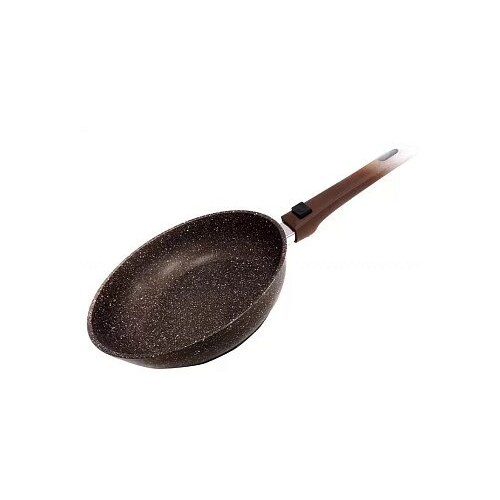 Сковорода Kukmara Мраморная смк283а съемная ручка 28 см (кофейный мрамор) 1