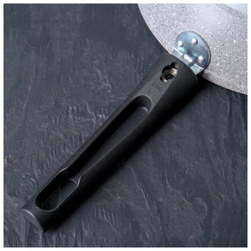 Сковорода Kukmara Мраморная смс246а съемная ручка 24 см (светлый мрамор) 8