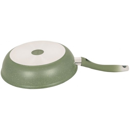 Сковорода Kukmara Мраморная смс262а не съемная ручка 26 см (светлый мрамор) 1