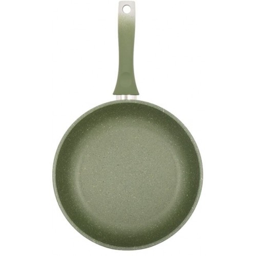 Сковорода Kukmara Мраморная смс262а не съемная ручка 26 см (светлый мрамор) 2