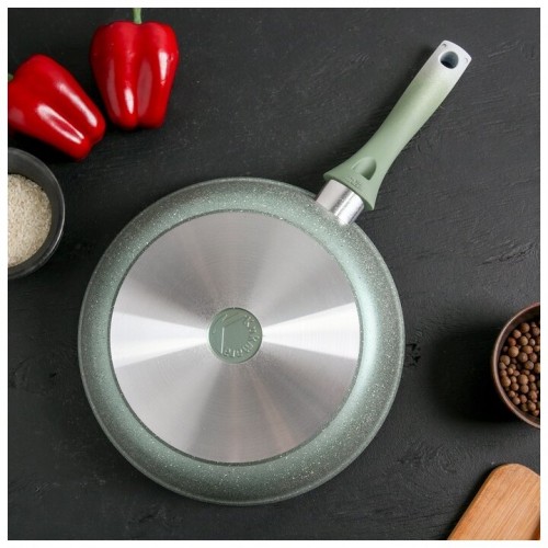 Сковорода Kukmara Мраморная смс262а не съемная ручка 26 см (светлый мрамор) 6