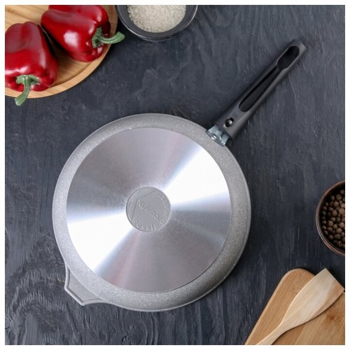 Сковорода Kukmara Мраморная смс263а съемная ручка 26 см (светлый мрамор) 4