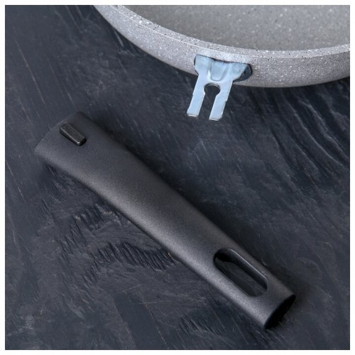 Сковорода Kukmara Мраморная смс263а съемная ручка 26 см (светлый мрамор) 5