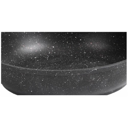 Сковорода Kukmara Мраморная смт222а съемная ручка 22 см (темный мрамор) 3