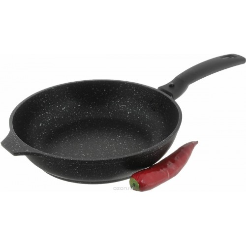 Сковорода Kukmara Мраморная смт222а съемная ручка 22 см (темный мрамор) 6