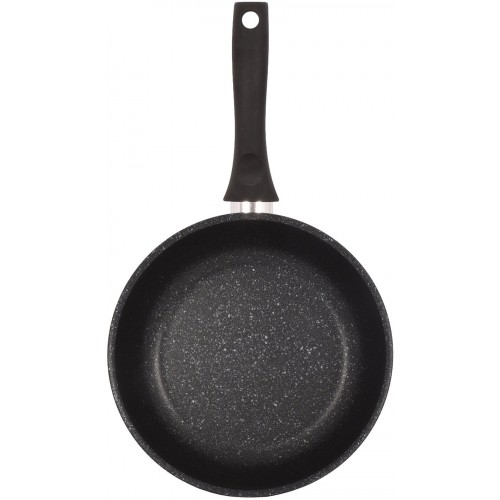 Сковорода Kukmara Мраморная смт227а не съемная ручка 22 см (темный мрамор) 7