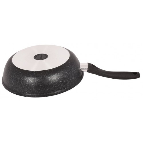 Сковорода Kukmara Мраморная смт262а не съемная ручка 26 см (темный мрамор) 2