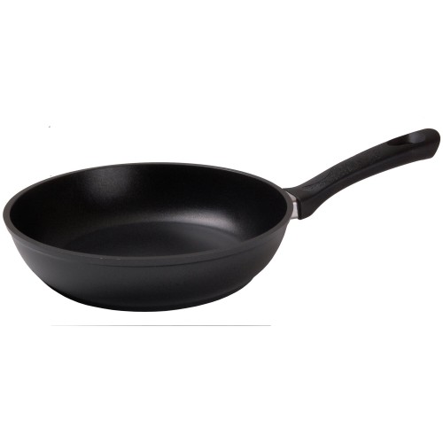 Сковорода Kukmara Традиция с242а с крышкой съемная ручка 24 см (черный) 1