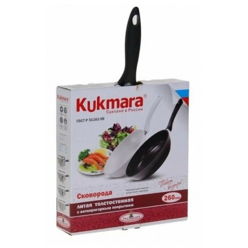 Сковорода Kukmara Традиция с263а съемная ручка 26 см (черный) 5