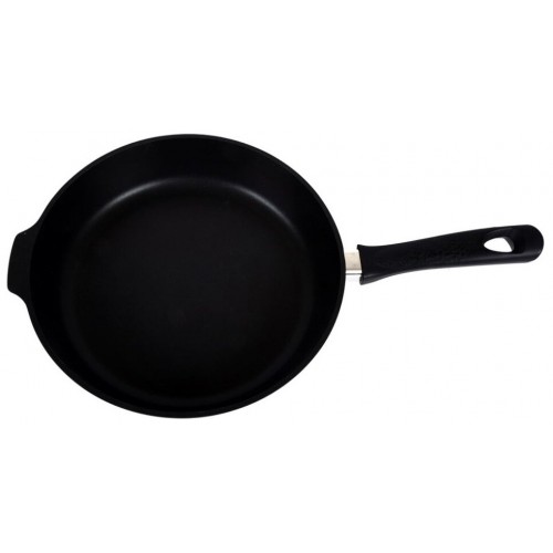 Сковорода Kukmara Традиция с281а не съемная ручка 28 см (черный) 