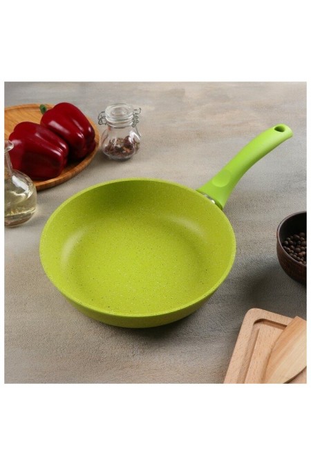 Сковорода Kukmara Trendy style 220tsl не съемная ручка 22 см (лимонный) 1