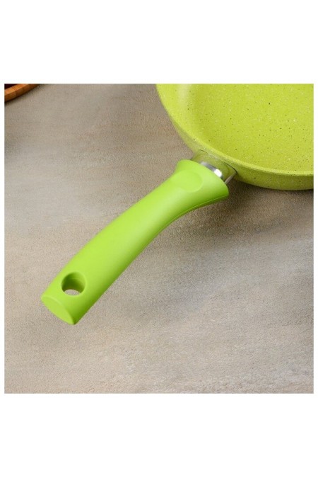 Сковорода Kukmara Trendy style 220tsl не съемная ручка 22 см (лимонный) 3