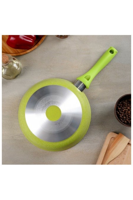 Сковорода Kukmara Trendy style 220tsl не съемная ручка 22 см (лимонный) 5