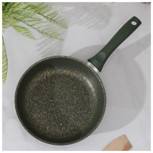 Сковорода Kukmara Trendy style 220tsml не съемная ручка 22 см (малахитовый) 2