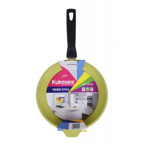 Сковорода Kukmara Trendy Style 221tsl съемная ручка 22 см (лайм) 3