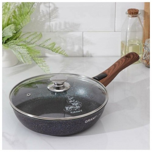 Сковорода Kukmara Trendy style 221tsm съемная ручка 22 см (фиолетовый) 5