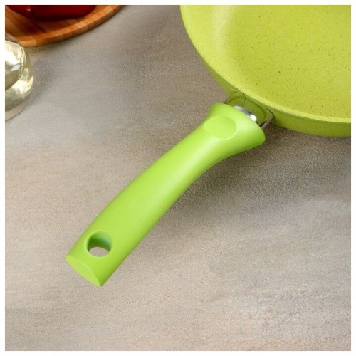 Сковорода Kukmara Trendy Style 240tsl не съемная ручка 24 см (лайм) 8