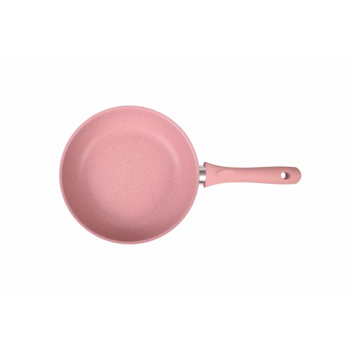Сковорода Kukmara Trendy style 240tsr не съемная ручка 24 см (розовый) 5