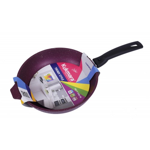 Сковорода Kukmara Trendy style 241tsm съемная ручка 24 см (фиолетовый) 2