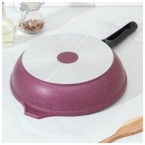 Сковорода Kukmara Trendy style 241tsm съемная ручка 24 см (фиолетовый) 7