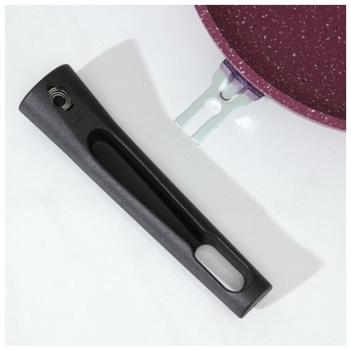 Сковорода Kukmara Trendy style 241tsm съемная ручка 24 см (фиолетовый) 9