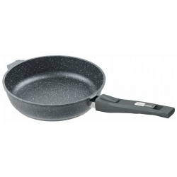 Сковорода Мечта Гранит 024701 съемная ручка 24 см (черный)