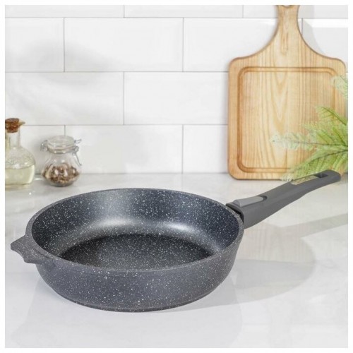 Сковорода Мечта Гранит 026701 съемная ручка 26 см (черный) 8