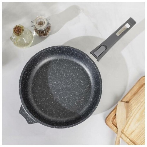 Сковорода Мечта Гранит 026701 съемная ручка 26 см (черный) 9