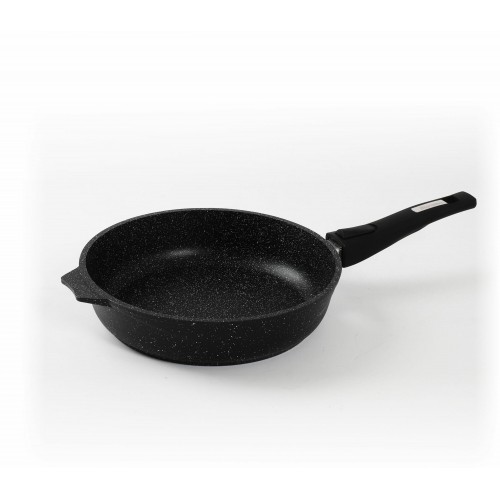 Сковорода Мечта Гранит 028802 съемная ручка 28 см (черный) 