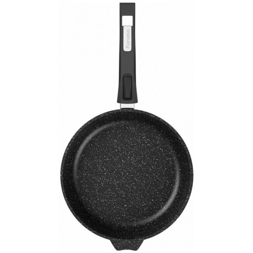 Сковорода Мечта Гранит black 022802 съемная ручка 22 см (черный) 1
