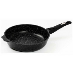 Сковорода Мечта Гранит Black induction Pro 018802И съемная ручка 18 см (черный)