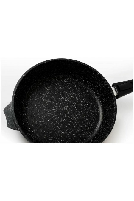 Сковорода Мечта Гранит Black induction Pro 018802И съемная ручка 18 см (черный) 4